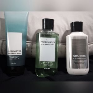 Men's Bath & Body Works- Freshwater & Graphite